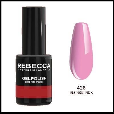 REBECCA soak off gel polish 5 ml - 428 / inspire pink