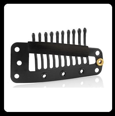 CLIPS extension pettinini cf 20 pz - nero CLIPS extension pettinini cf 20 pz - nero