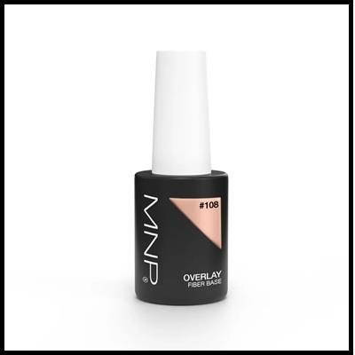 MNP Overlay Fiber base gel soak off 14 ml - 108 / tourmaline
