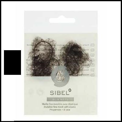 SIBEL Retine chignon cf 2 pz - nero