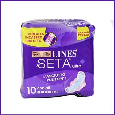 LINES SETA ultra - con ali - cf 10 pz