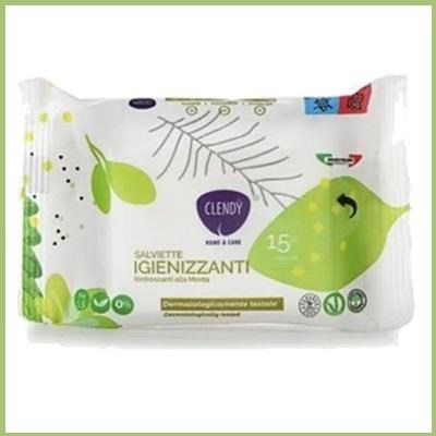 CLENDY salviette igienizzanti - cf 15 pz