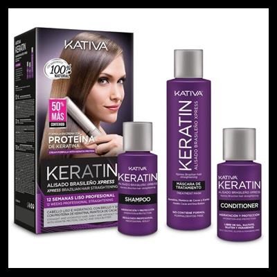KATIVA kit lisciatura brasiliana - 3 pz