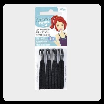 EMMA elastici gancio neri - cf 4 pz EMMA elastici gancio neri - cf 4 pz