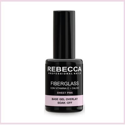REBECCA Fiber glass base gel soak off - SWEET PINK