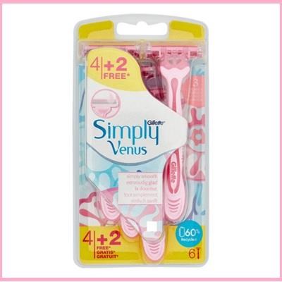 GILLETTE Simply Venus lame - cf 4+2pz