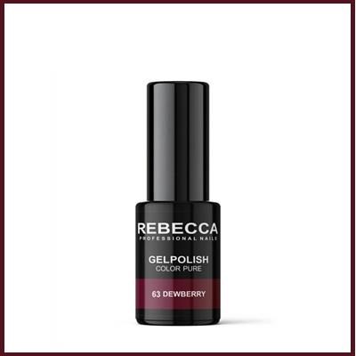 REBECCA soak off gel polish 5 ml - 63 / dewberry