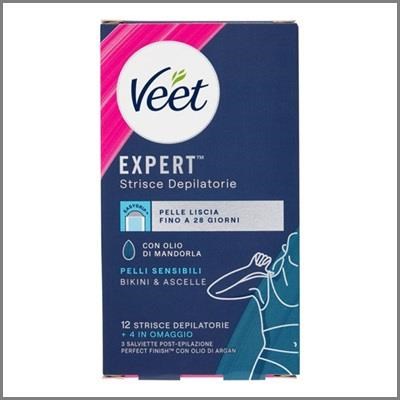 VEET EXPERT strisce ascelle/bikini - cf 12 pz
