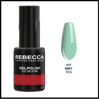 REBECCA soak off gel polish 5 ml - 415 / mint tea