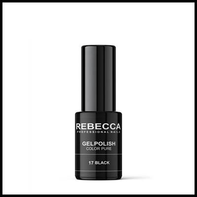 REBECCA soak off gel polish 5 ml - 17 / black REBECCA soak off gel polish 5 ml - 17 / black