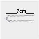 FORCELLE trasparente ondulata 7 cm - cf 2 pz FORCELLE trasparente ondulata 7 cm - cf 2 pz