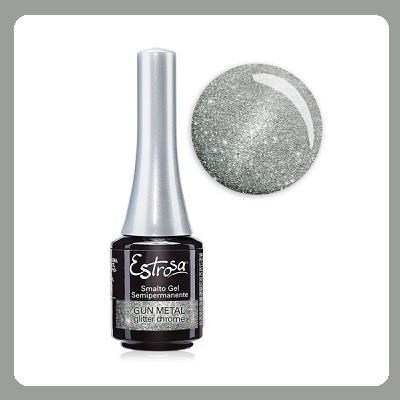 ESTROSA smalto gel semip. 7 ml - chrome gun metal