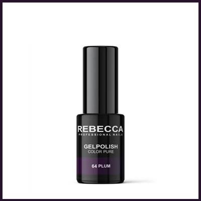 REBECCA soak off gel polish 5 ml - 64 / plum