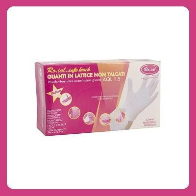 RO.IAL guanti lattice non talcati - cf 100 pz - mis. S