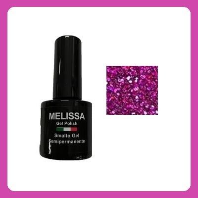 MELISSA gel polish 7 ml - col. 178 / glitter purple