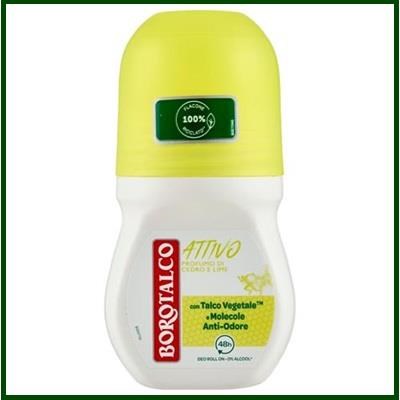 BOROTALCO deo roll on 50 ml - cedro e lime