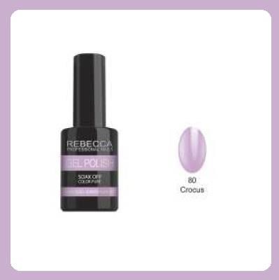 REBECCA soak off gel polish 5 ml - 80 / crocus REBECCA soak off gel polish 5 ml - 80 / crocus