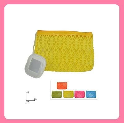 Pochette beauty con specchietto