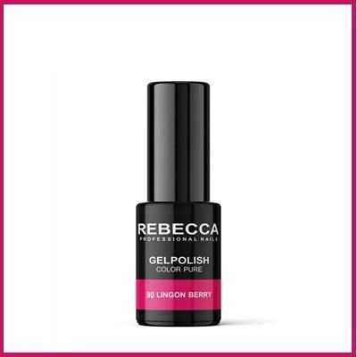 REBECCA soak off gel polish 5 ml - 90 / lingon berry
