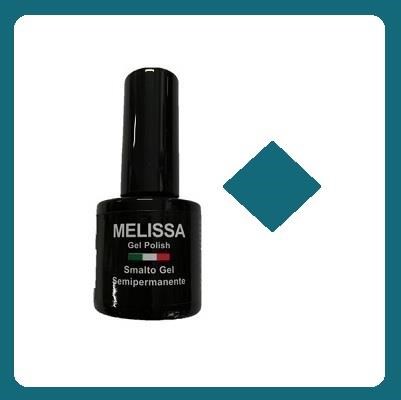 MELISSA gel polish 7 ml - col. 207 / glitter petrol