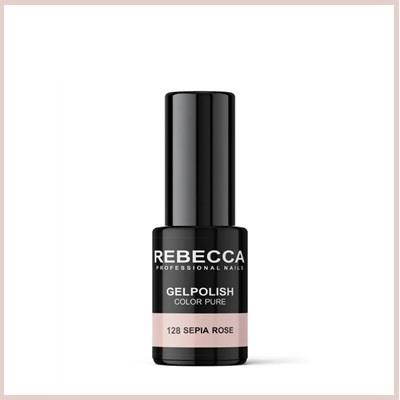 REBECCA soak off gel polish 5 ml - 128 / Sepia Rose REBECCA soak off gel polish 5 ml - 128 / Sepia Rose
