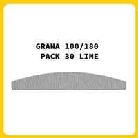 SIBEL Nails lima mezzaluna 100/180 - pack 30 pz