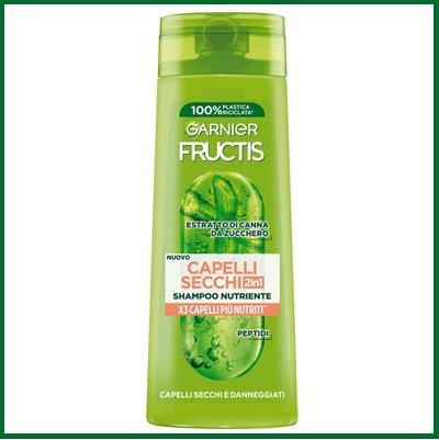 FRUCTIS shampoo 250 ml - Capelli secchi 2in1