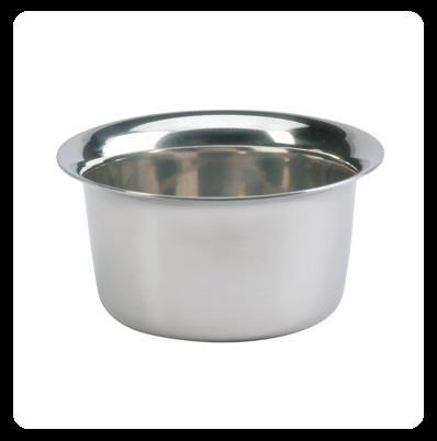 Ciotola barba cromata