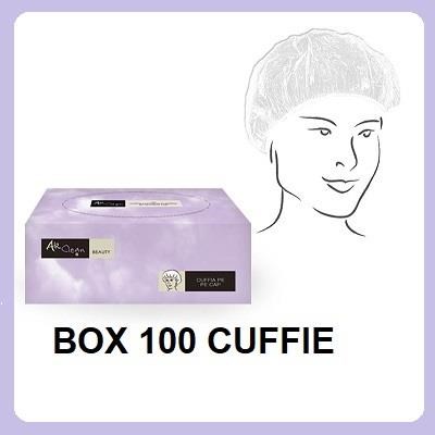 AIR CLEAN Cuffie trasparenti doccia - cf 100 pz