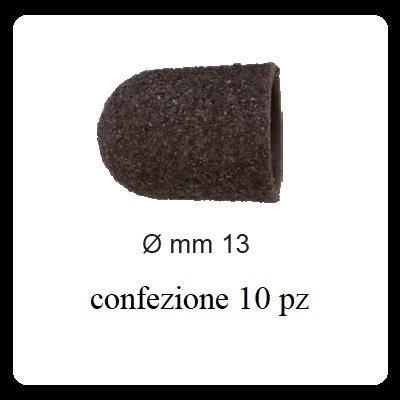 WICTOR cappucci abrasivi pedicure   mm 13 - cf 10 pz