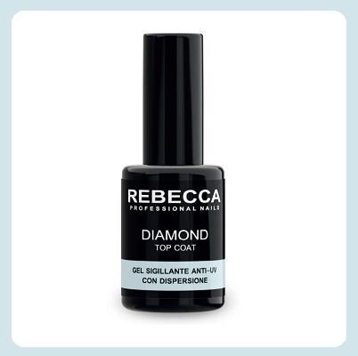 REBECCA Diamond Top Coat soak off antigiallo - 10 ml