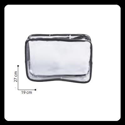 SIBEL pochette Rectangular - trasp. nera SIBEL pochette Rectangular - trasp. nera