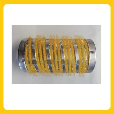 SIBEL bigodino alu-velcro giallo cf. 6 pz.