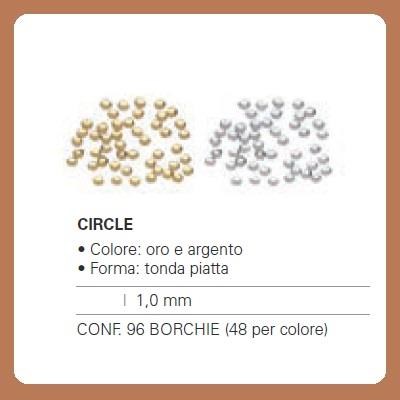 ESTROSA SMALL CIRCLE borchie - cf 96 pz ESTROSA SMALL CIRCLE borchie - cf 96 pz