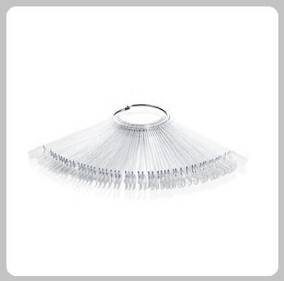 Campionario unghie ad anello - 40 pz - trasparenti