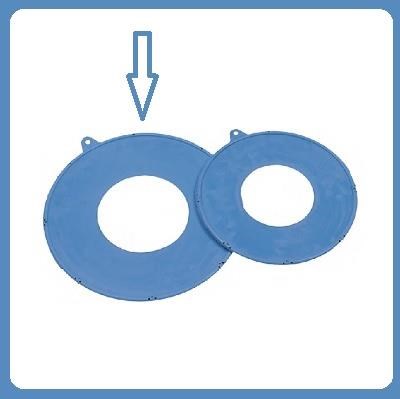 Ciambella lavatesta in gomma grande Ciambella lavatesta in gomma grande