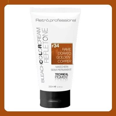 REFLETONE maschera colorata 200 ml - R34 rame dorato