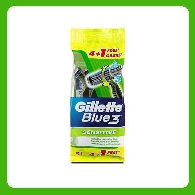 GILLETTE BLUE 3 sensitive lame U&G - cf 4+1 pz