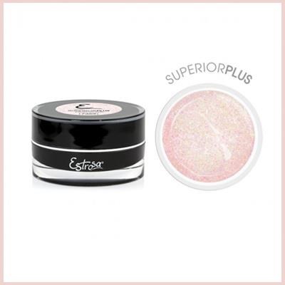 ESTROSA Superior Plus gel 15 ml - pink glitter & flakes