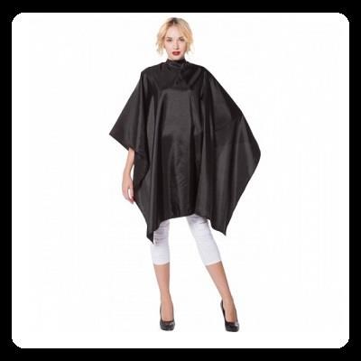 Mantella taglio bottoni - nera Mantella taglio bottoni - nera