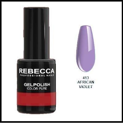 REBECCA soak off gel polish 5 ml - 413 / african violet