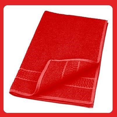 BOB TUO asciugamano spugna 50x85 - ROSSO