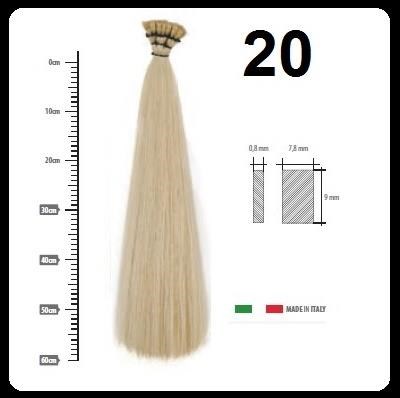 FEMME Keratin Hair Extension lisce - cf 20 pz - col. 20 FEMME Keratin Hair Extension lisce - cf 20 pz - col. 20