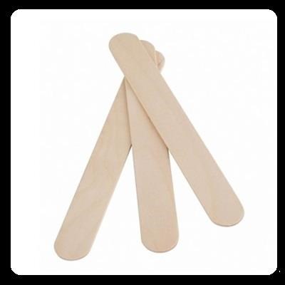 Spatoline cera corpo in legno - cf 10 pz