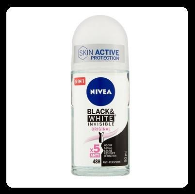 NIVEA deo roll on 50 ml. B&W invisible