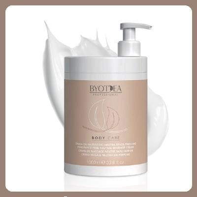BYOTEA Body care crema corpo massaggio neutra 1000 ml - senza profumo