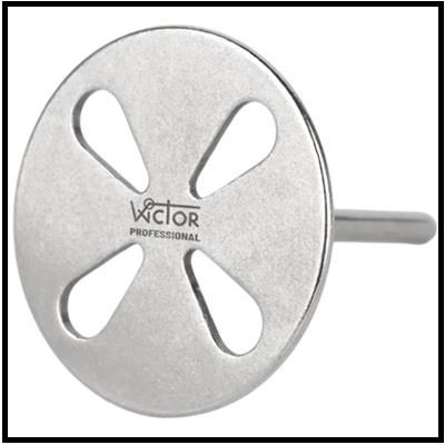 WICTOR supporto per dischetti abrasivi monouso - 15 mm