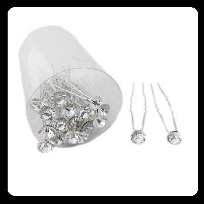 Punto luce forcina strass Punto luce forcina strass