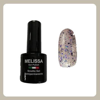 MELISSA gel polish 7 ml - col. 96 / glitter oro & blu MELISSA gel polish 7 ml - col. 96 / glitter oro & blu