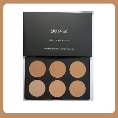 REBECCA palette fondotinta compatto - 6 colori